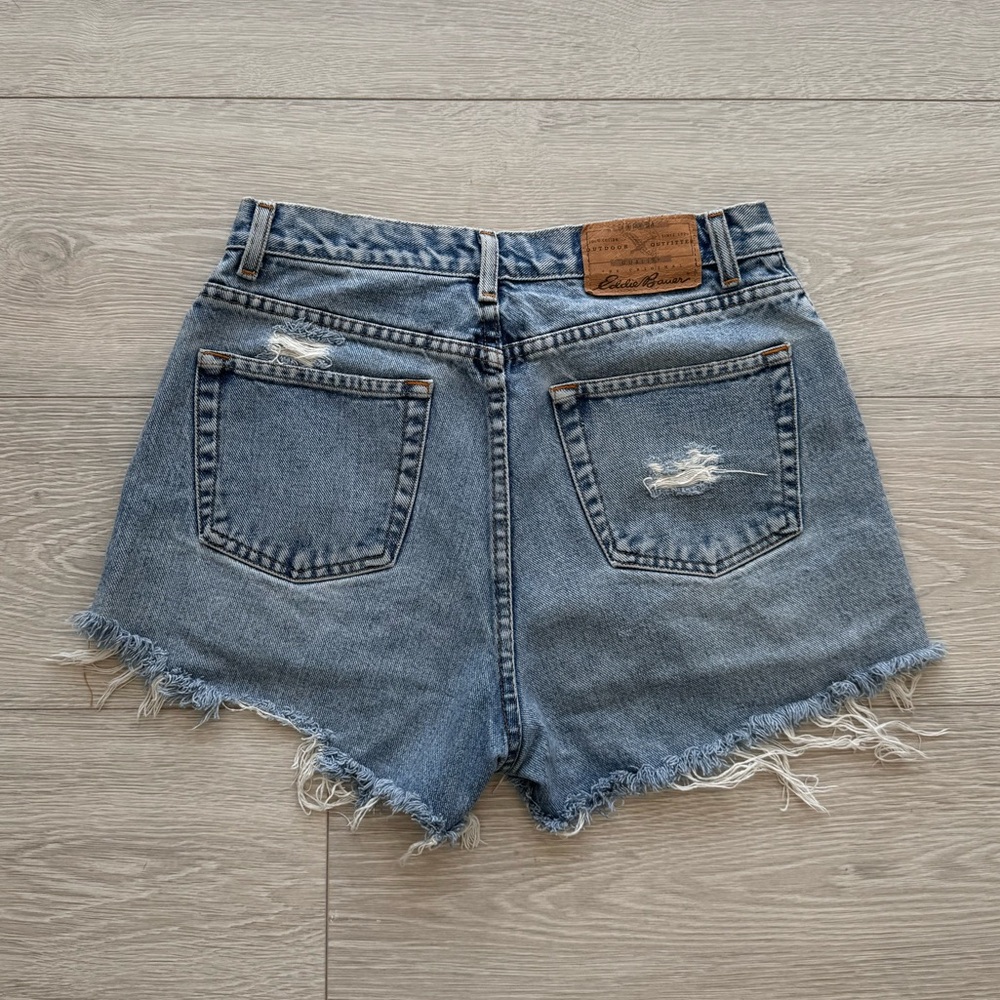 Vintage Eddie Bauer Distressed Denim Shorts